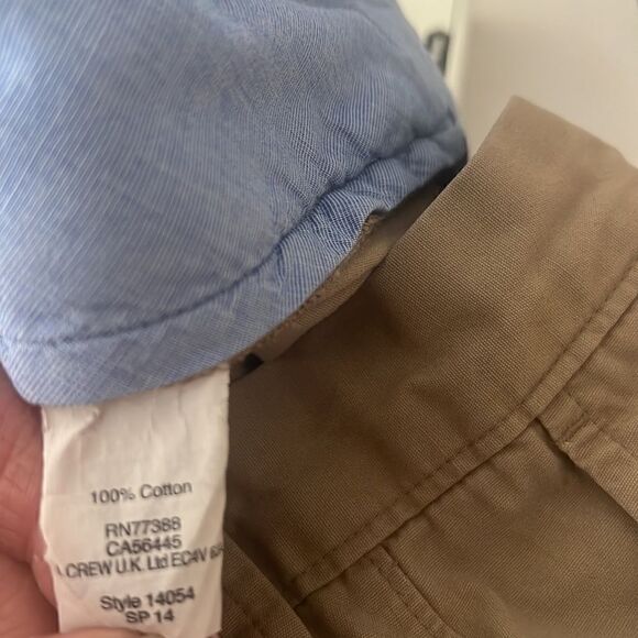 J. Crew Men’s 33 khaki tan flat front preppy shorts - Picture 10 of 10